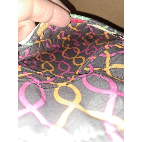 Vera Bradley Floral Purse Wallet Set Retired Quilted Cotton Handbag Shoulder Bag - Picture 9 of 11